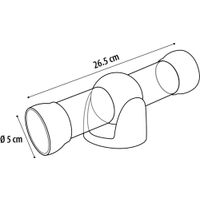 Flamingo Tunnel Bertrand Tunnel & Wippe Gelb