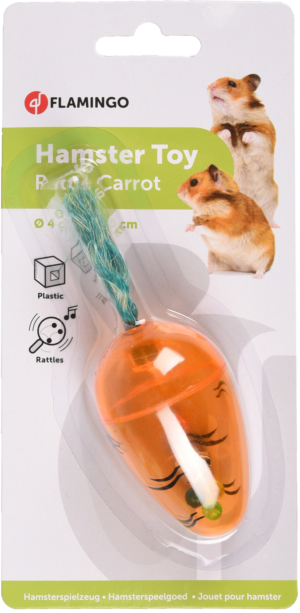 Flamingo Spielzeug Carry Karotte Orange