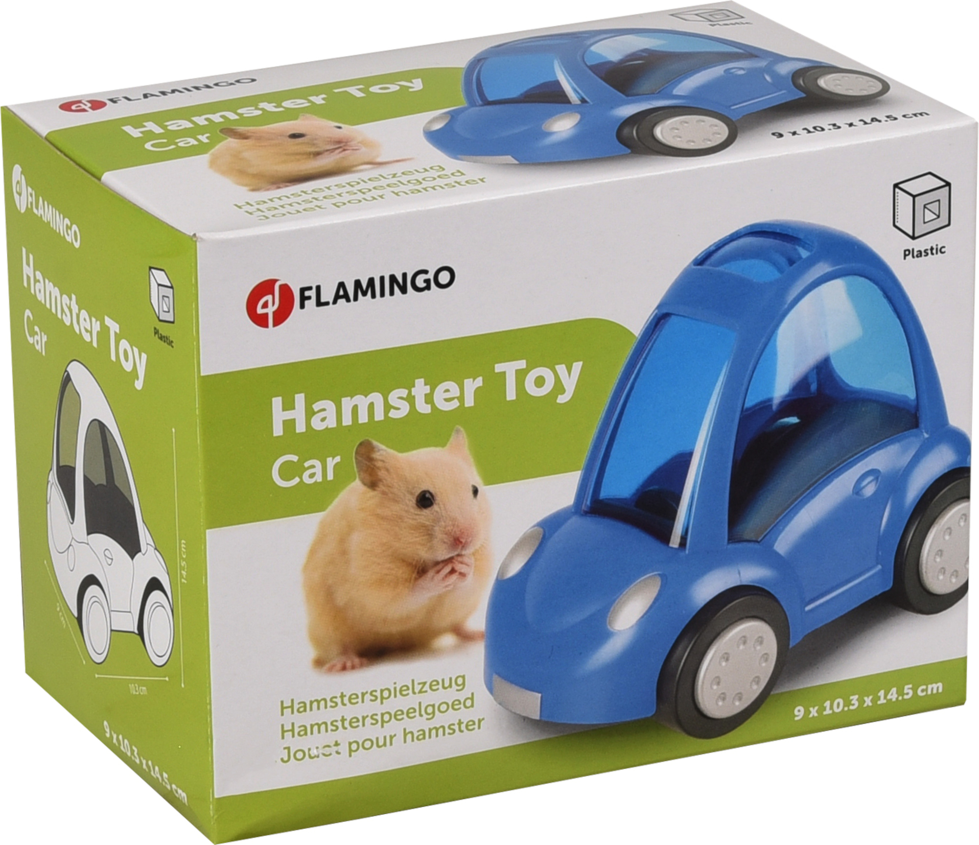 Flamingo Toy Bertrand Car Blue