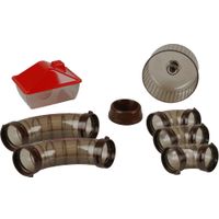 Flamingo Cage Enzo 3 Bordeaux Black