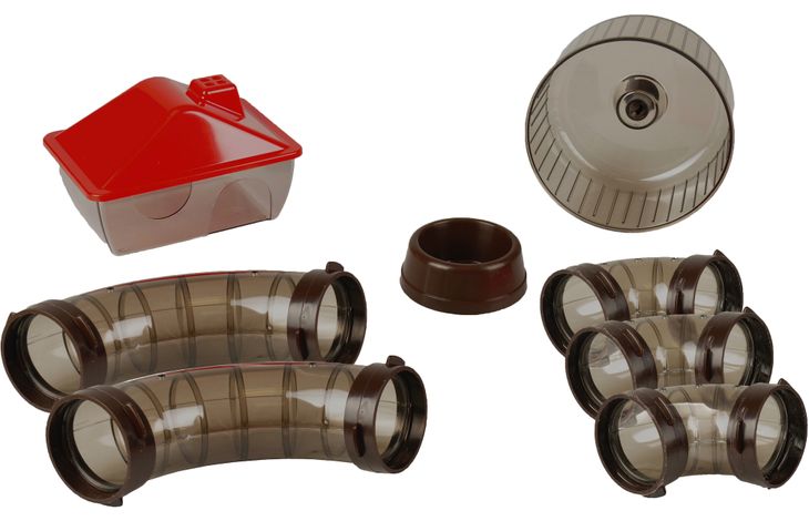 Flamingo Cage Enzo 3 Bordeaux Black