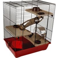 Flamingo Cage Enzo 3 Bordeaux Black