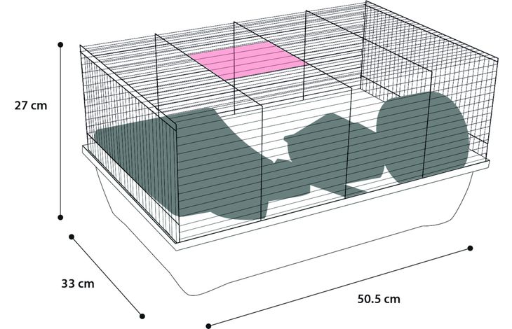 Flamingo Cage Jaro 1 Blue Black