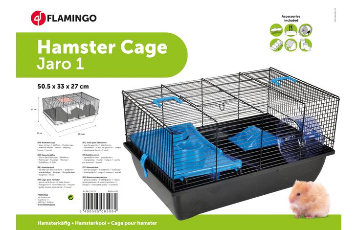 Flamingo Cage Jaro 1 Blue Black