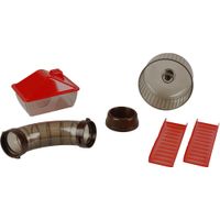 Flamingo Cage Vico 2 Bordeaux Black