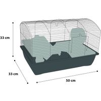 Flamingo Cage Vico 2 Bordeaux Black