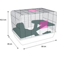 Flamingo Kooi Milo 2 Bordeaux Zwart