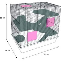 Flamingo Cage Jaro 4 Blue Black