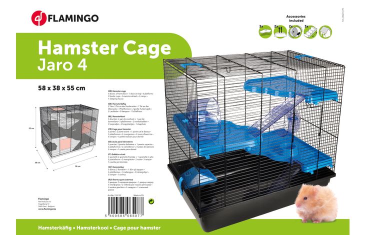 Flamingo Cage Jaro 4 Blue Black