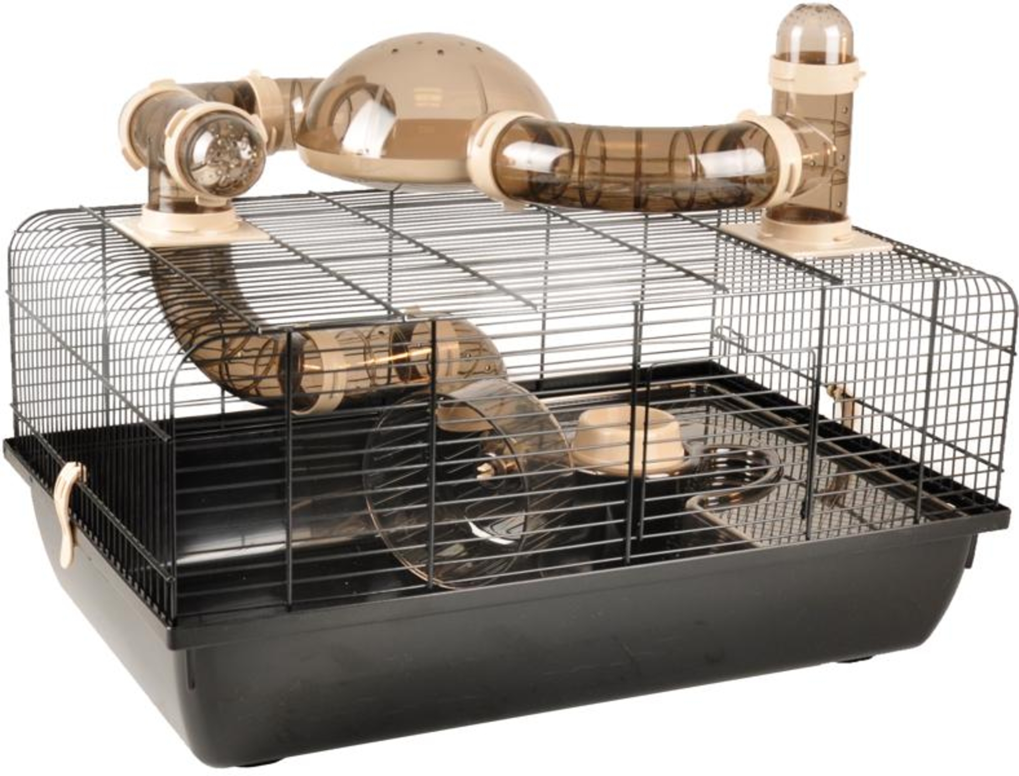 Flamingo Cage Figo Beige Brown Black