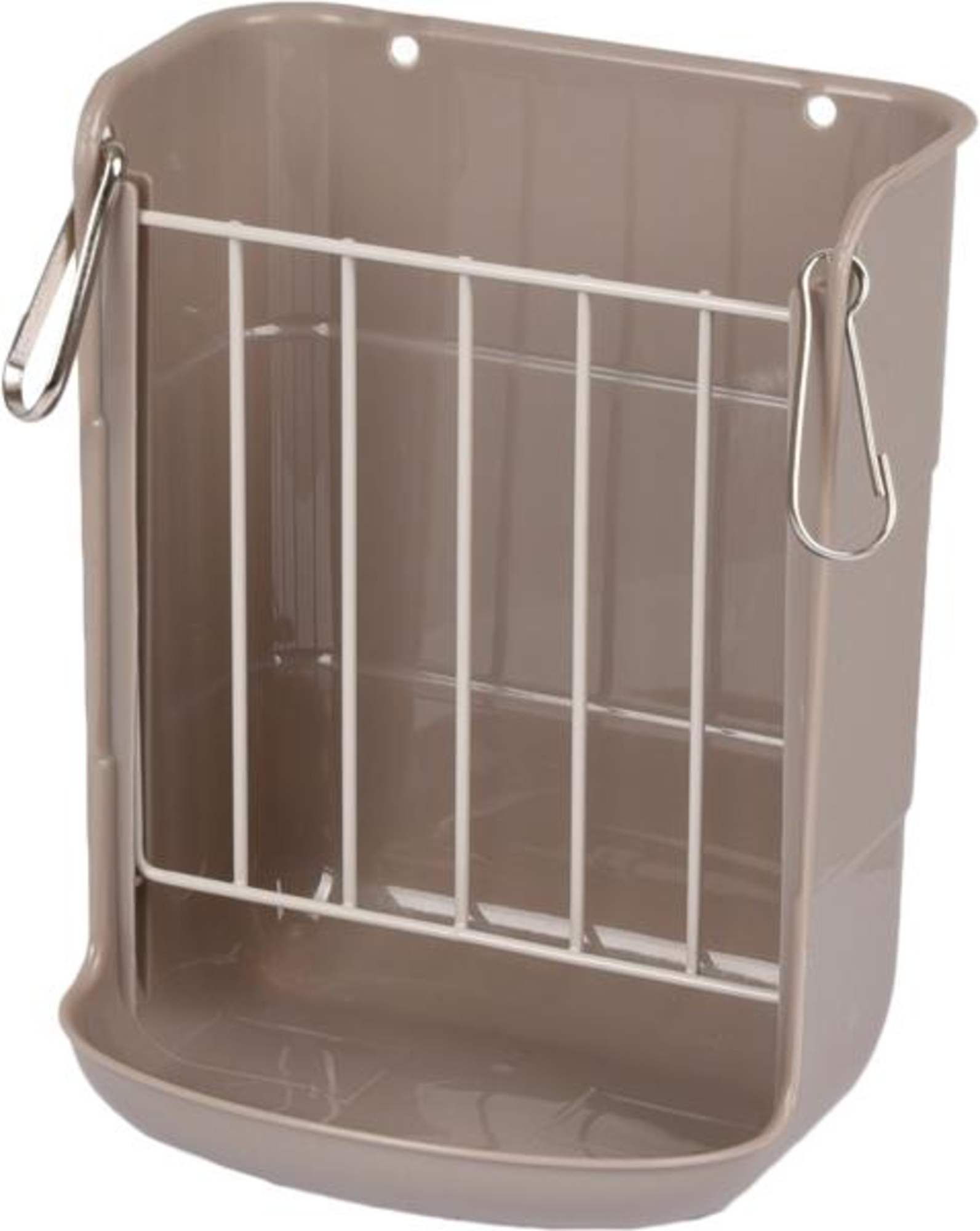 Flamingo Hayrack & Feeding trough Hammy Taupe