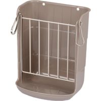 Flamingo Hayrack & Feeding trough Hammy Taupe