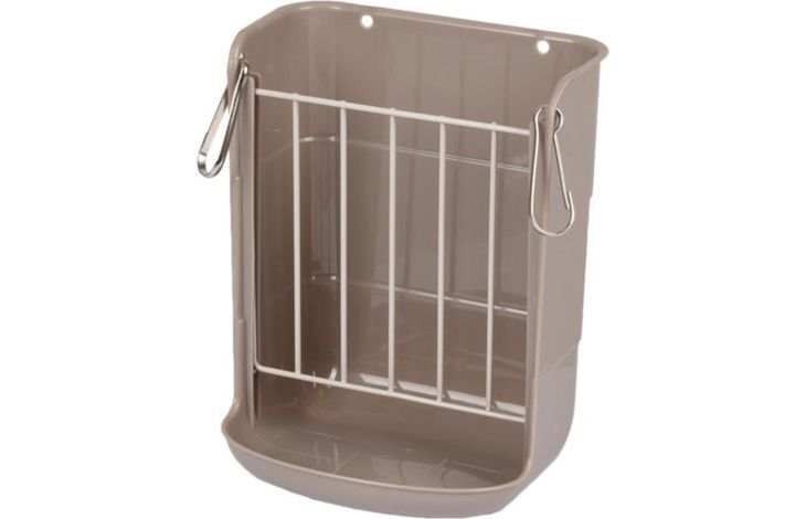 Flamingo Hayrack & Feeding trough Hammy Taupe