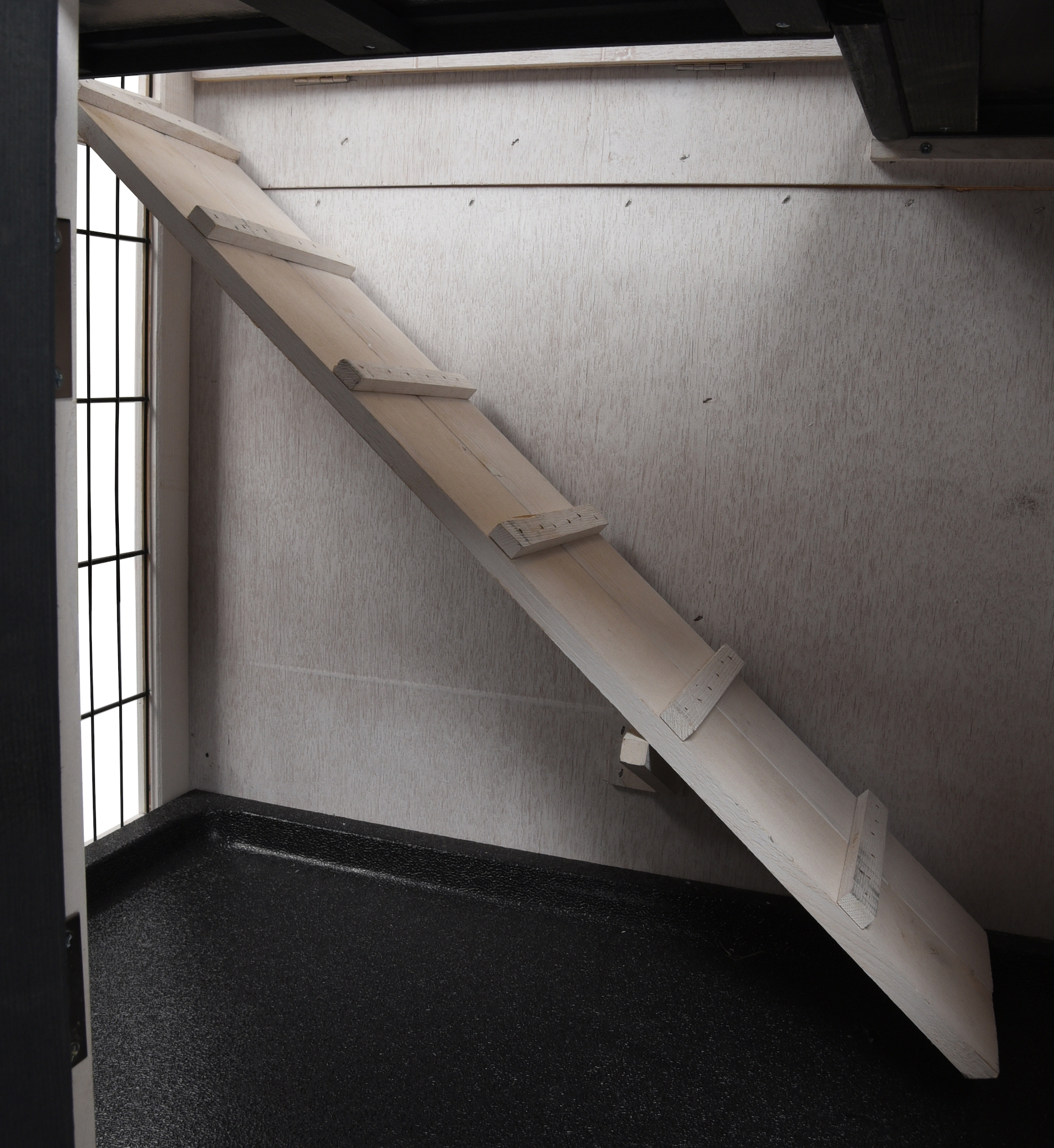 Flamingo Rabbit hutch Combi 1 Rustic Grey