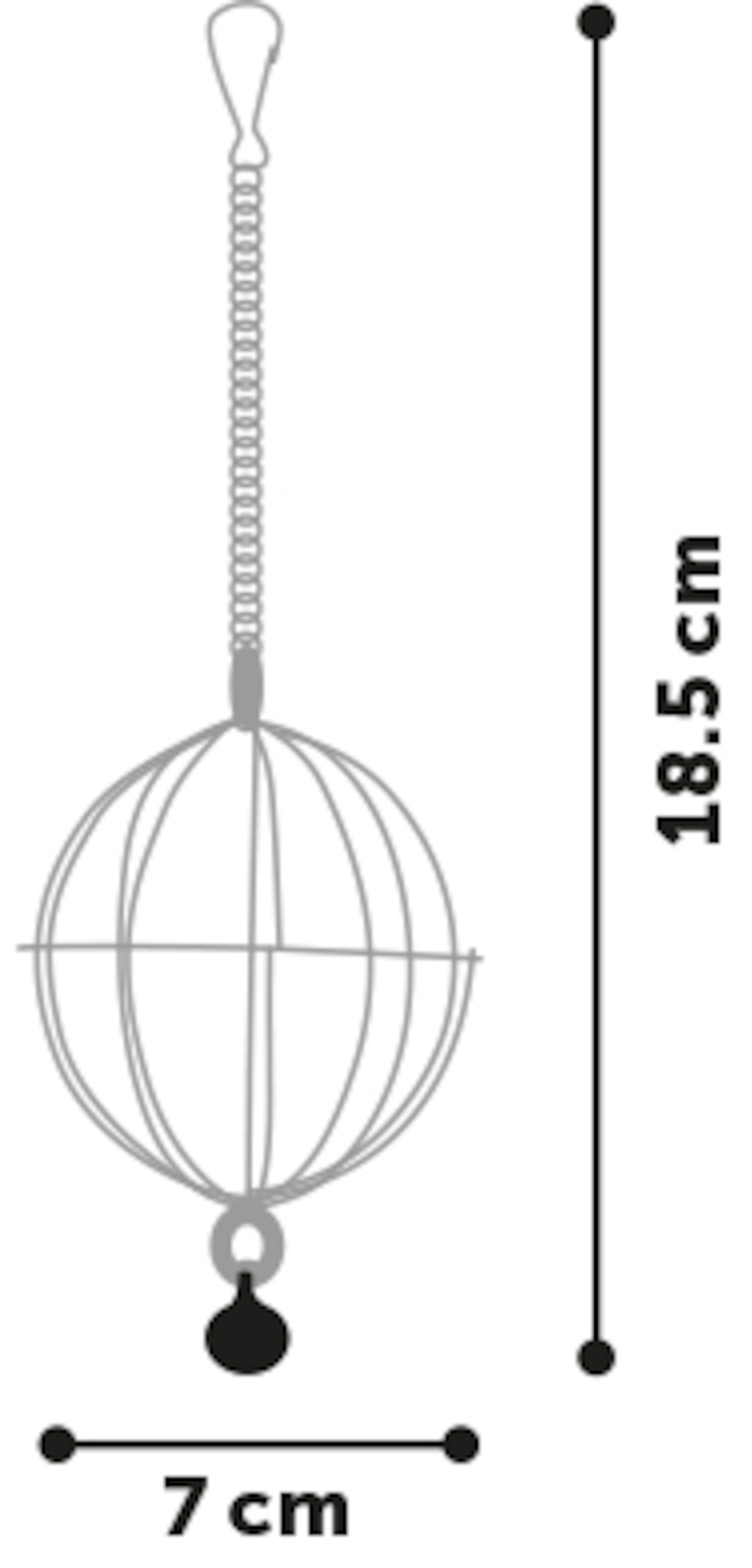 Flamingo Futterball Mil Rund Rot