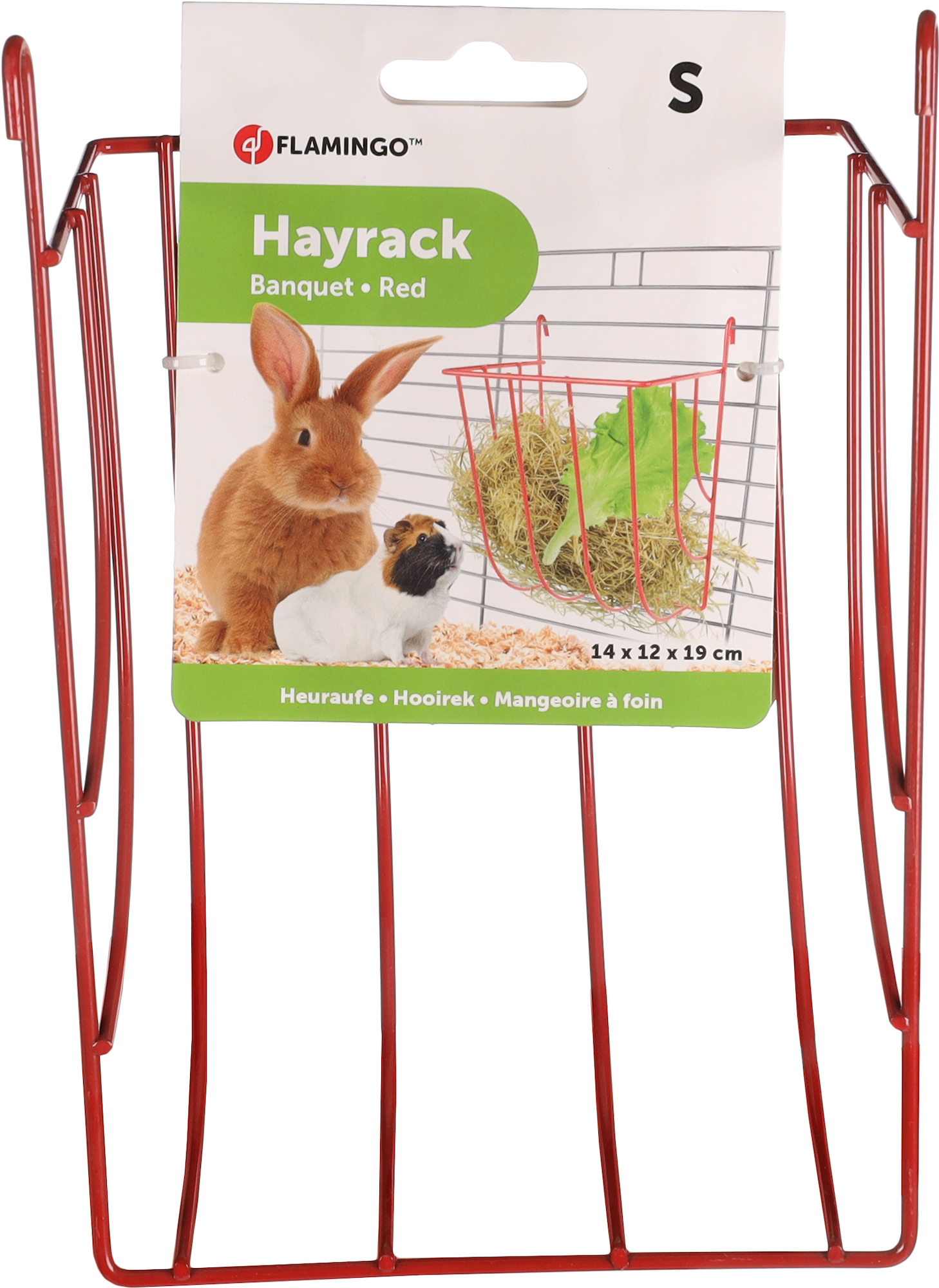 Flamingo Hayrack Banquet Red