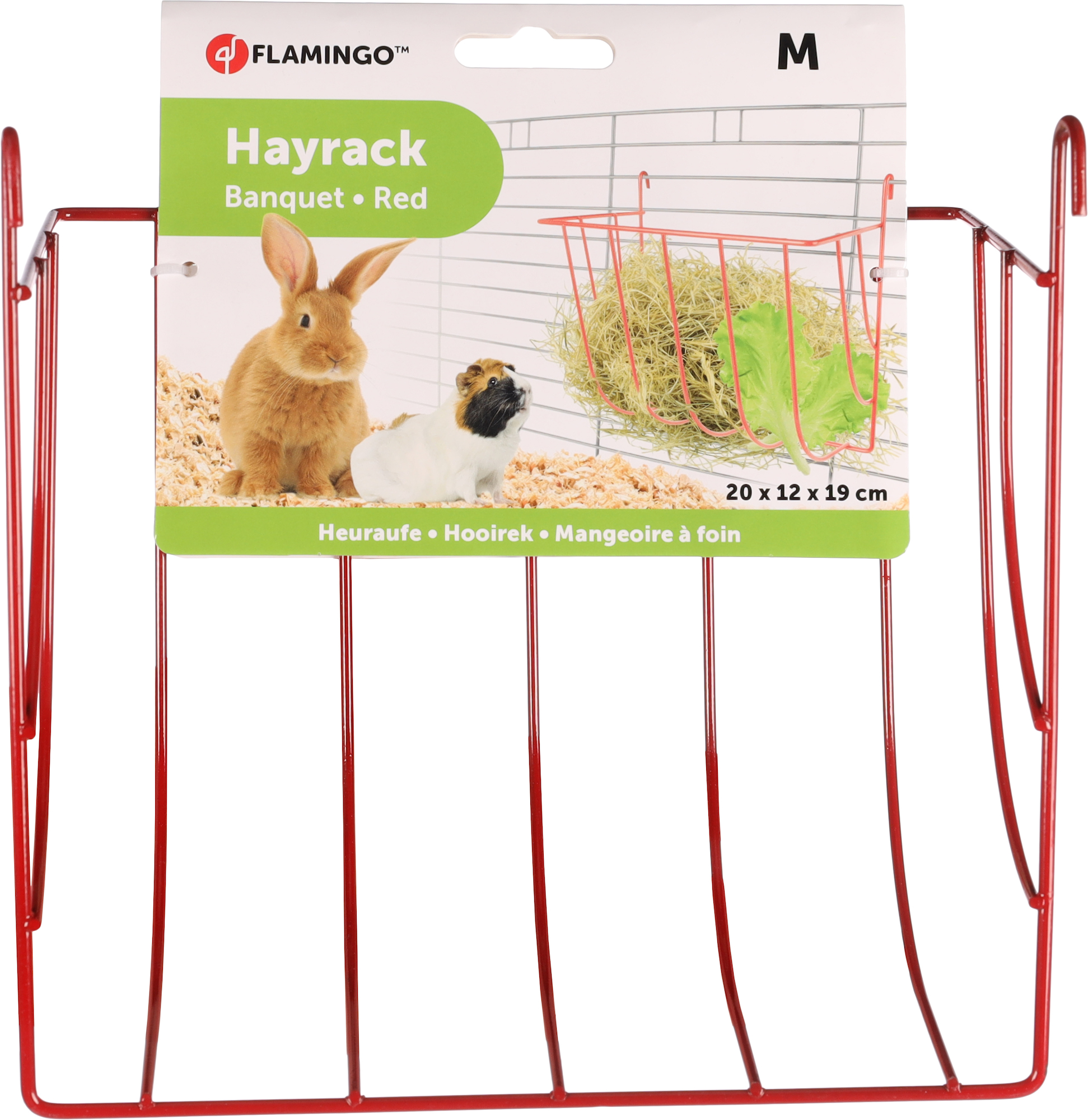 Flamingo Hayrack Banquet Red