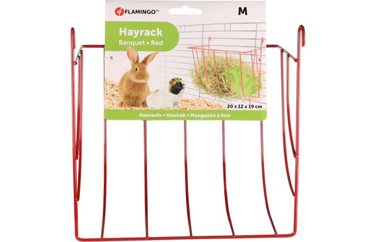 Flamingo Hayrack Banquet Red