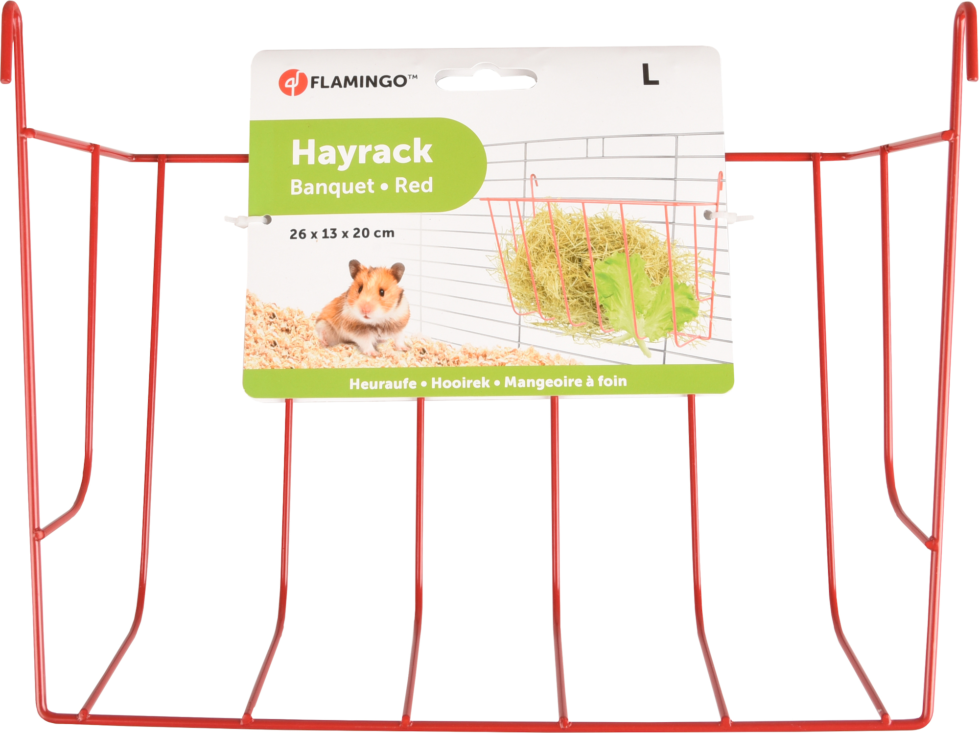 Flamingo Hayrack Banquet Red