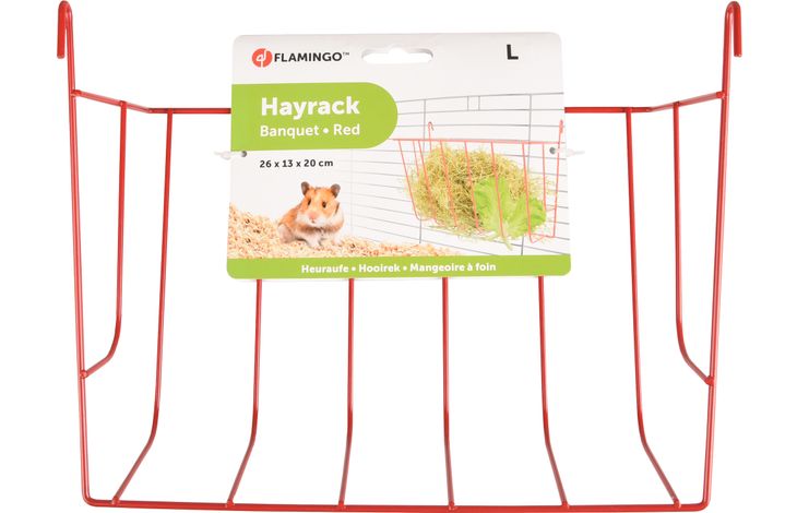 Flamingo Hayrack Banquet Red