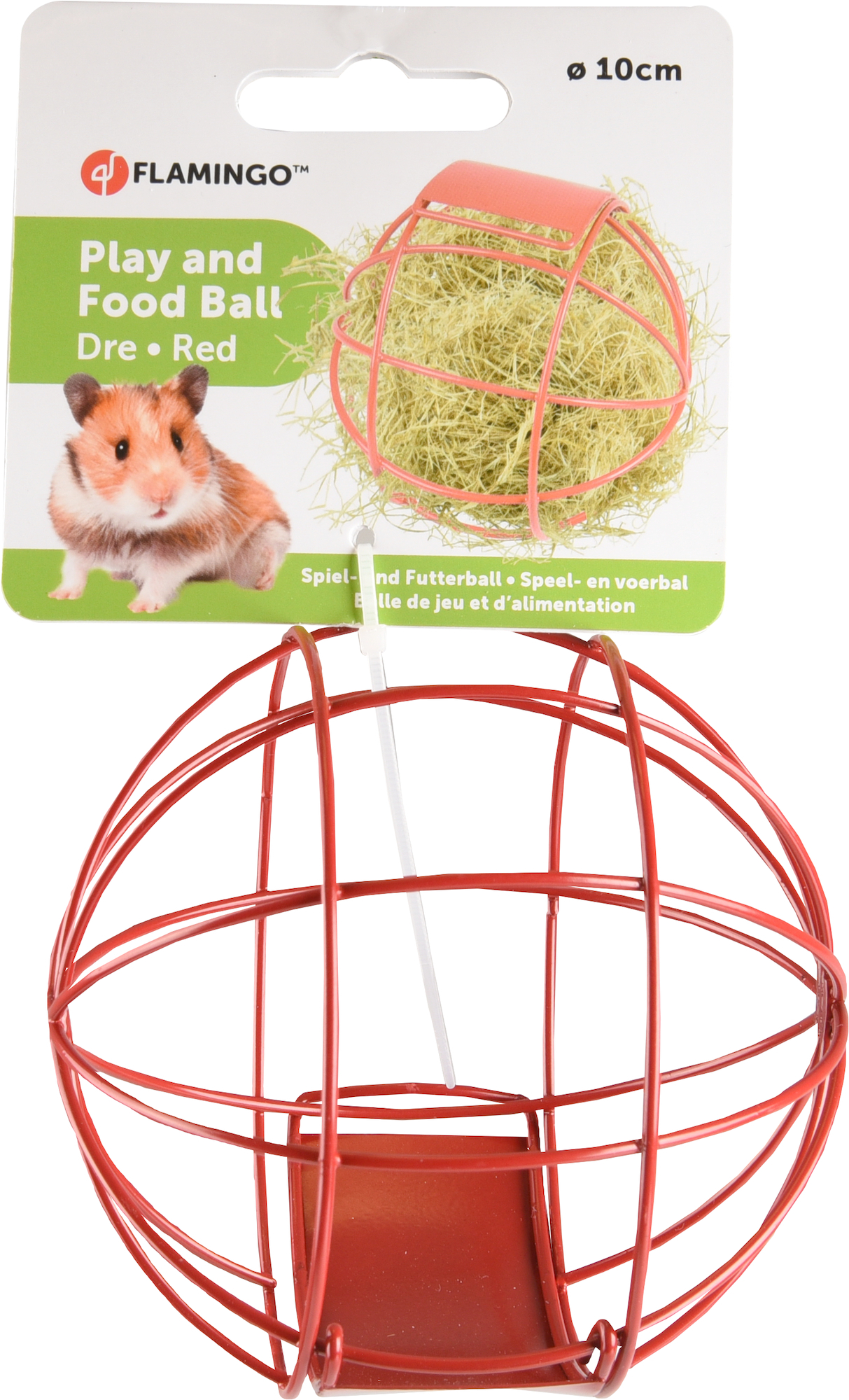 Flamingo Food ball Dre Round Red