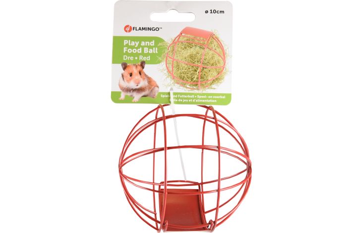 Flamingo Food ball Dre Round Red