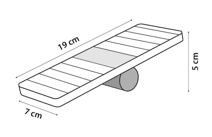 Flamingo Spielzeug Tinta Wippe Hellbraun