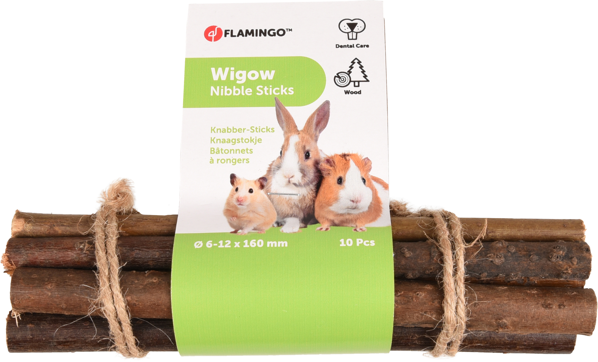 Flamingo Nibble wood Wigow Gnawing stick 