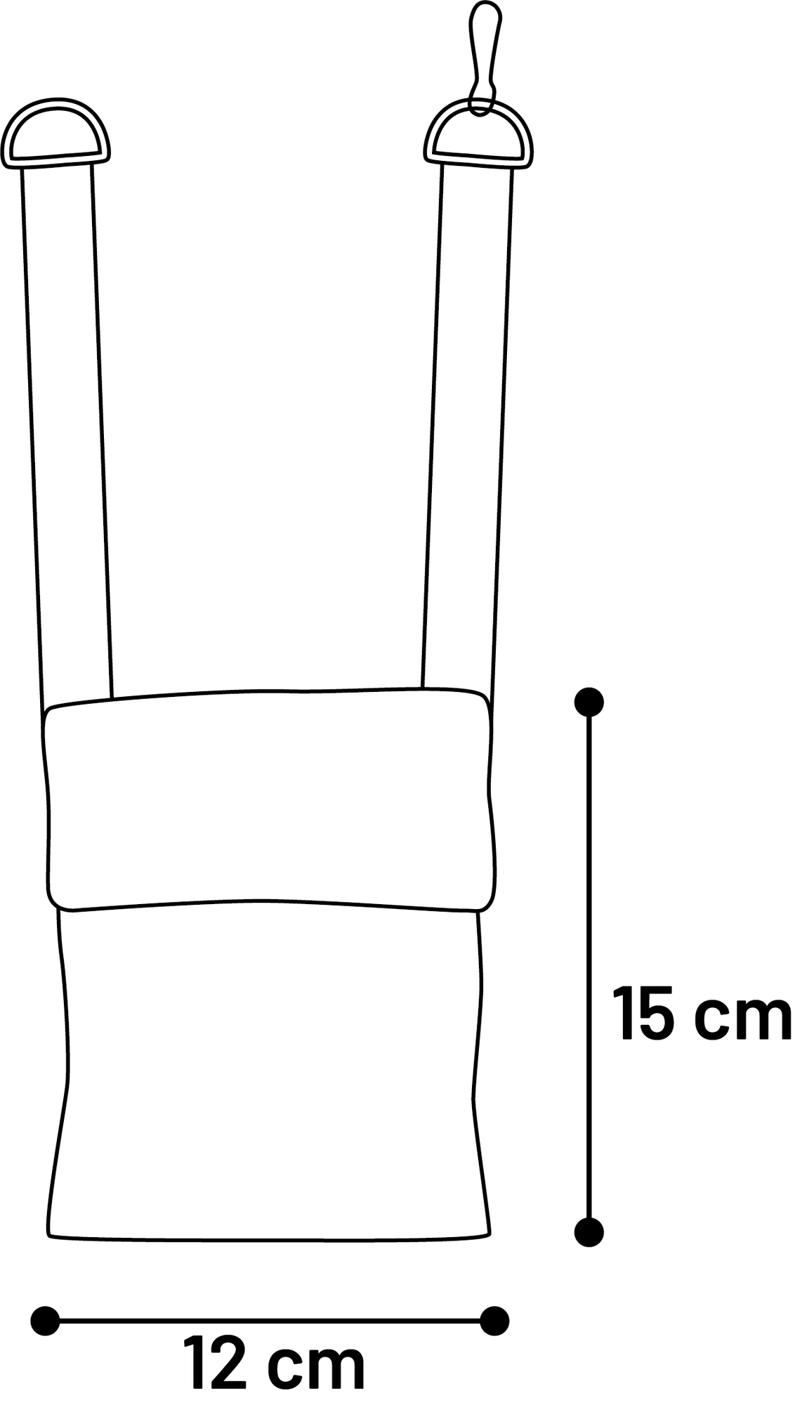 Flamingo Sacca da appendere Clavio Mezcla