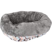 Flamingo Mand Clavio Rond Meerkleurig