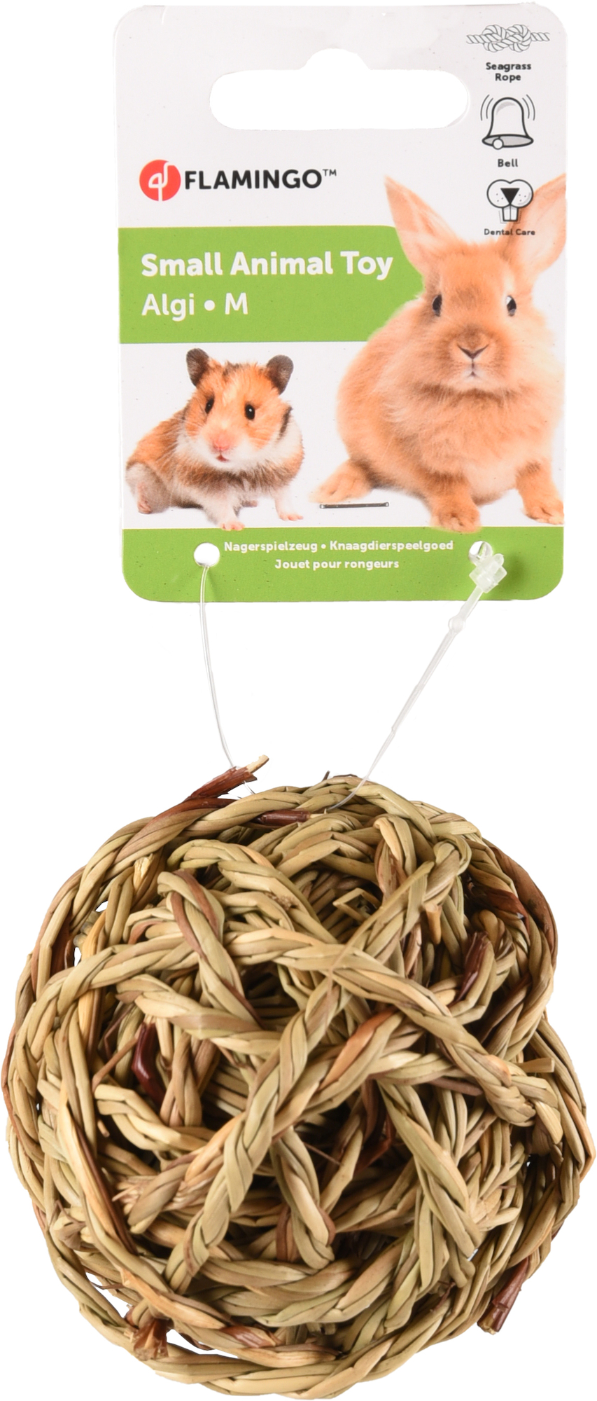 Flamingo Spielzeug Algi Ball Braun