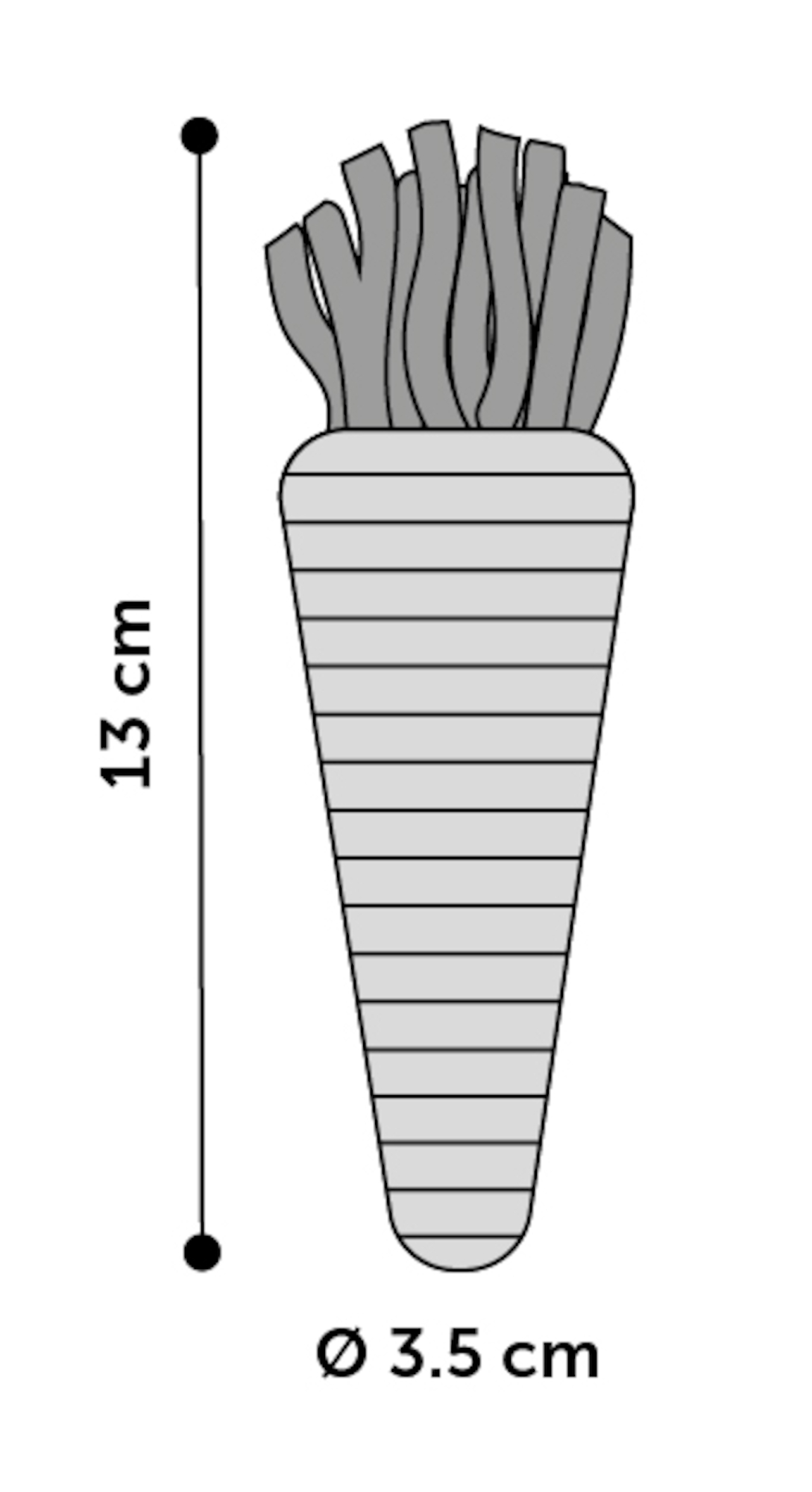Flamingo Toy Legou Carrot Orange