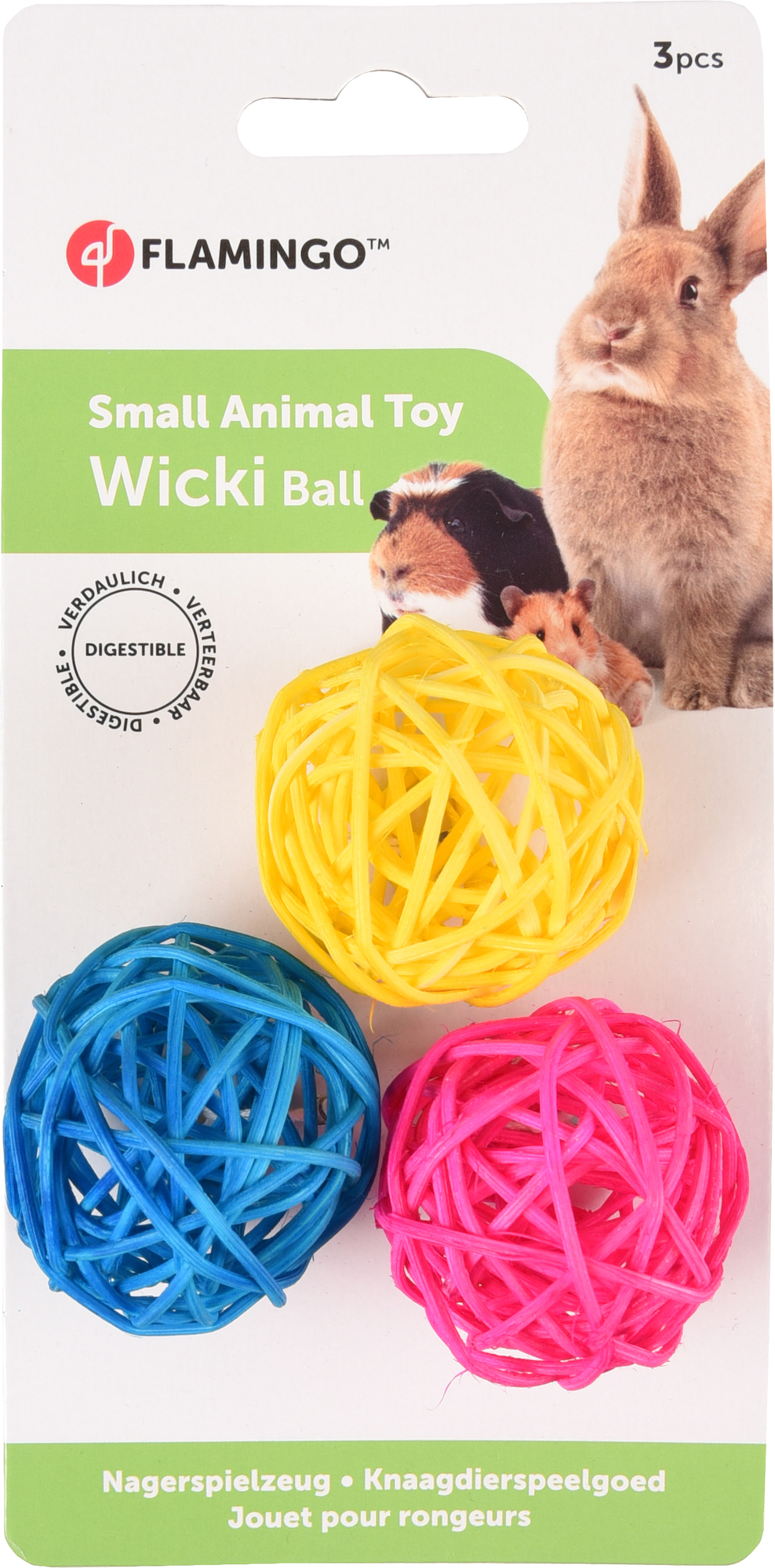 Flamingo Jouet Wicki Balle Mélange
