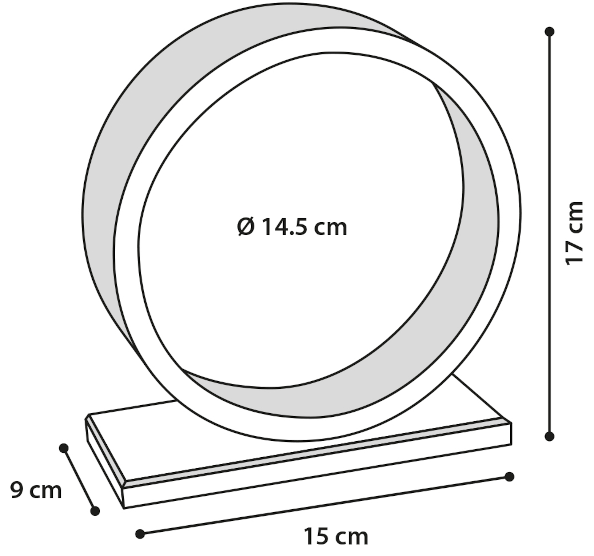 Flamingo Toy Danco Exercise wheel Light brown