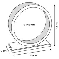 Flamingo Toy Danco Exercise wheel Light brown