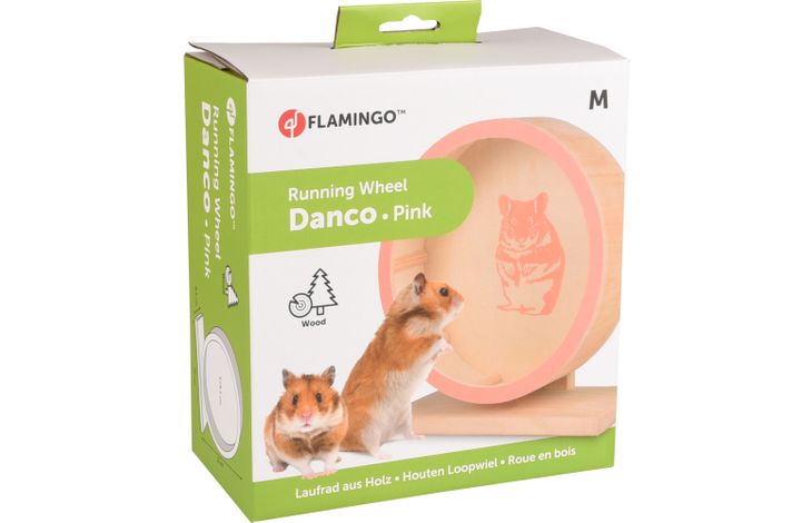 Flamingo Giocattolo Danco Ruota per esercizi Marrone chiaro