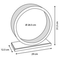 Flamingo Toy Danco Exercise wheel Light brown