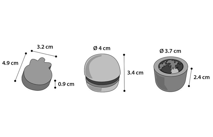 Flamingo Jouet Bernie Fraise & Hamburger & Pot Mélange