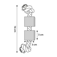 Flamingo Toy BBQ Beads & Cord Light brown