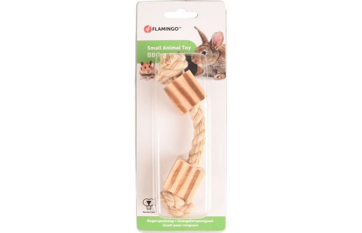 Flamingo Toy BBQ Beads & Cord Light brown