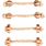 Toy BBQ Beads & Cord Light brown