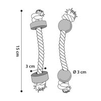 Flamingo Toy BBQ Beads & Cord Light brown