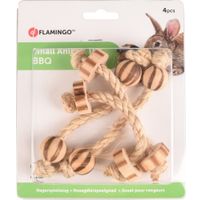 Flamingo Toy BBQ Beads & Cord Light brown