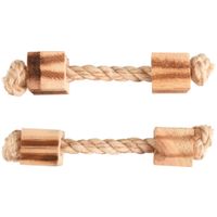 Flamingo Toy BBQ Beads & Cord Light brown