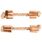 Toy BBQ Beads & Cord Light brown