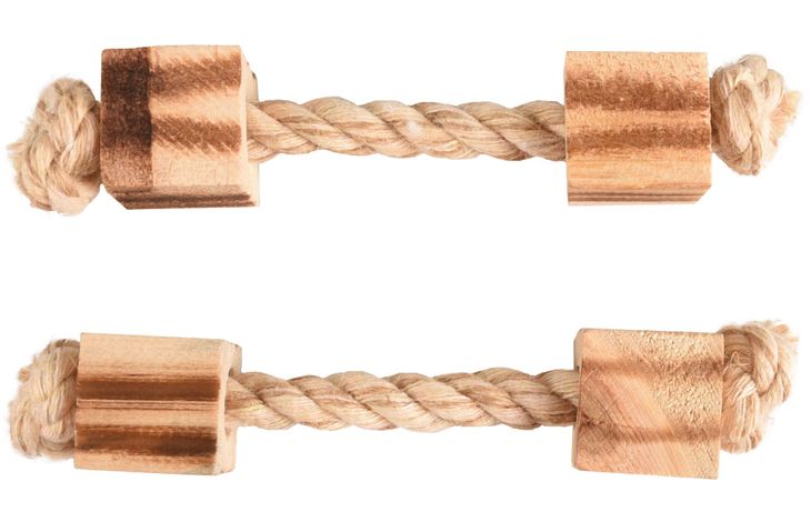 Flamingo Toy BBQ Beads & Cord Light brown