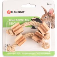 Flamingo Toy BBQ Beads & Cord Light brown