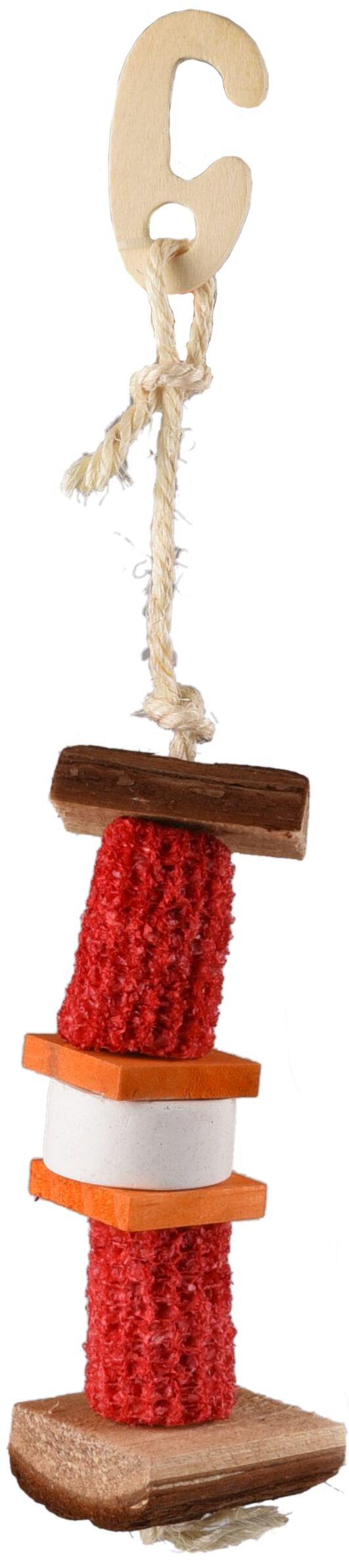 Flamingo Jouet Mico  avec corde Mélange