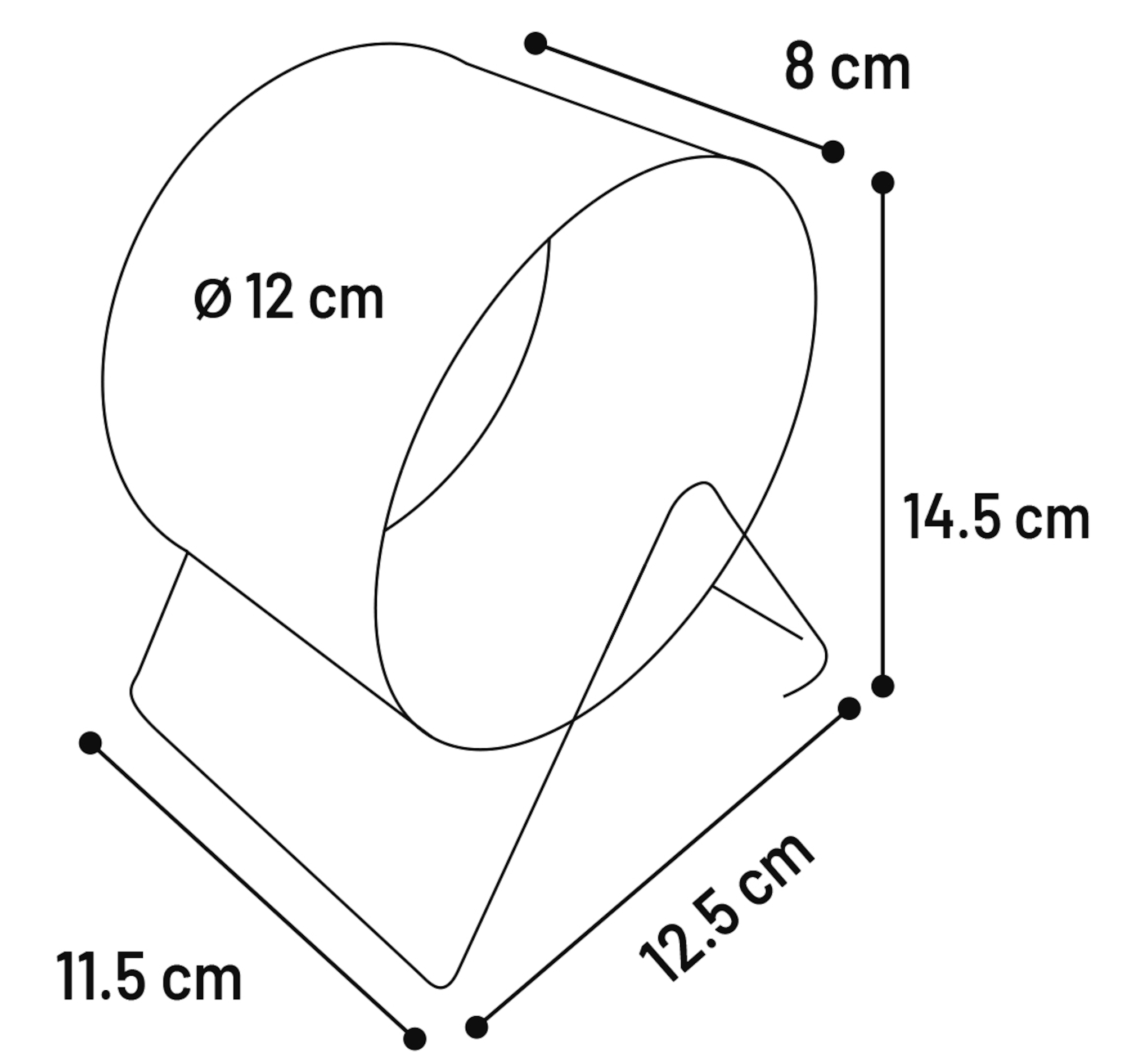 Flamingo KS LOOPRAD TROTA METAAL CHROOM XS DIA. 11,5CM