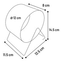 Flamingo KS LOOPRAD TROTA METAAL CHROOM XS DIA. 11,5CM